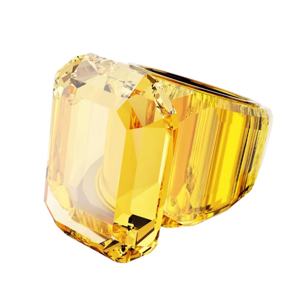 Atelier Swarovski Lucent cocktail ring
Octagon cut, Yellow - Picture 3 of 14